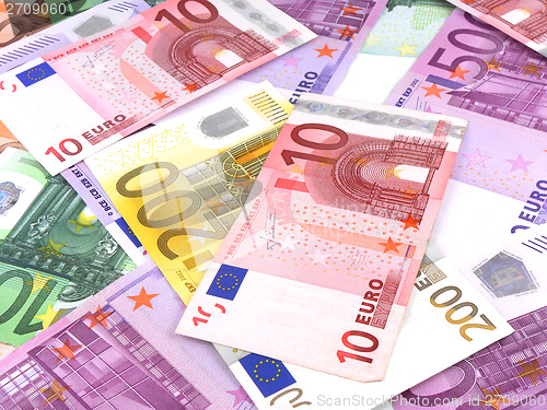 Image of Background from euro banknotes