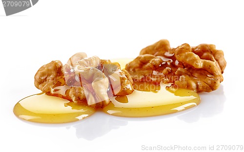 Image of walnut with honey