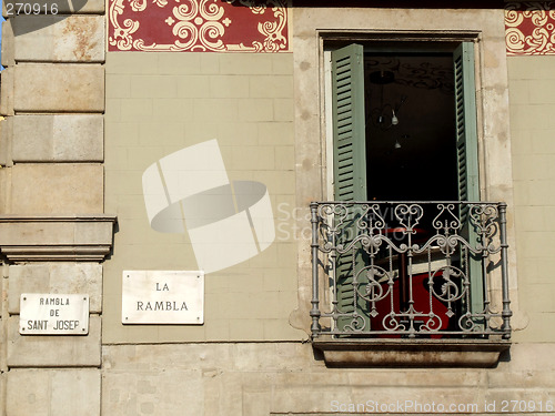 Image of La Rambla - architecture detail