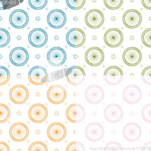 Image of swirl blue repeat multi