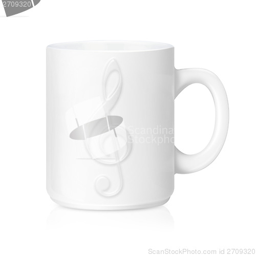 Image of White ceramic mug
