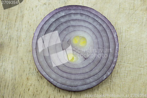 Image of Red sliced onion