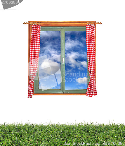 Image of Window and grass