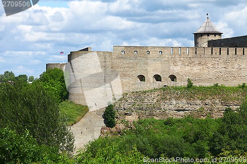 Image of  view fortress of Ivangorod 