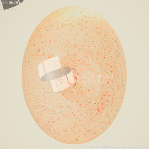 Image of Retro look Cracked egg