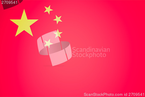 Image of Retro look Flag of China Retro look