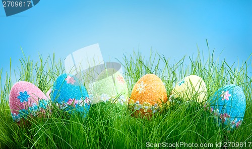 Image of Decorated easter eggs