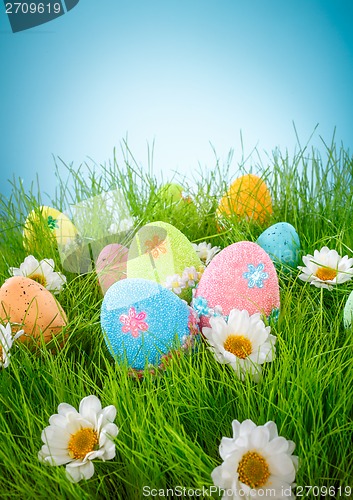 Image of Decorated easter eggs