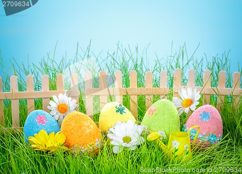 Image of Decorated easter eggs