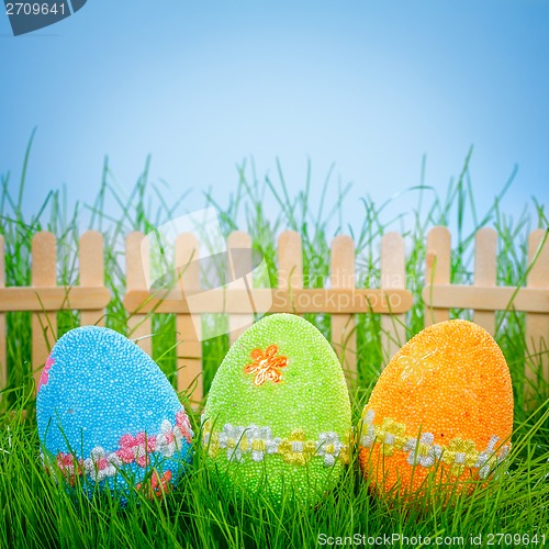 Image of Decorated easter eggs