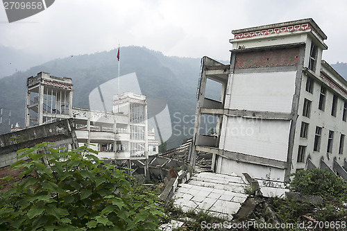 Image of Damage Buildings of Wenchuan Earthquake