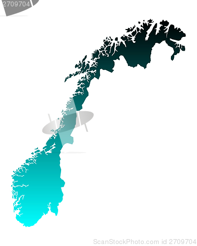 Image of Map of Norway