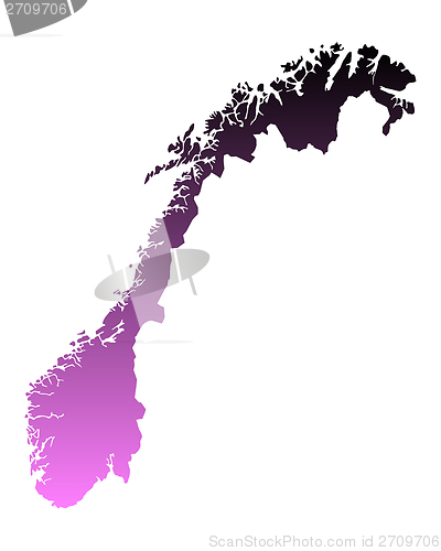 Image of Map of Norway