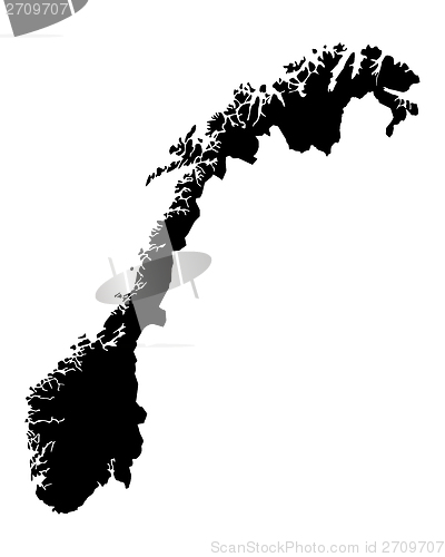 Image of Map of Norway