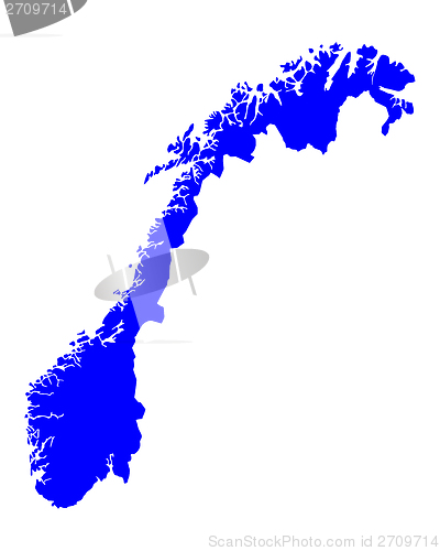 Image of Map of Norway