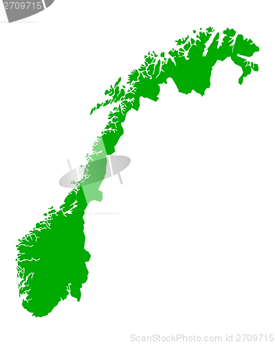 Image of Map of Norway