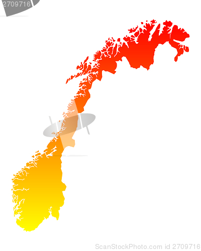 Image of Map of Norway