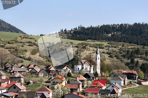 Image of European village landscape