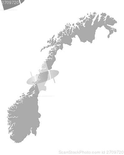 Image of Map of Norway