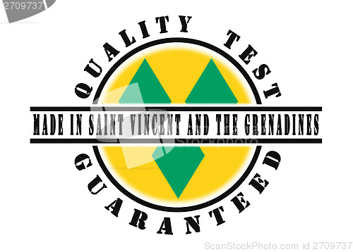 Image of Quality test guaranteed stamp 