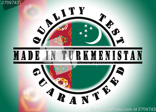 Image of Quality test guaranteed stamp 