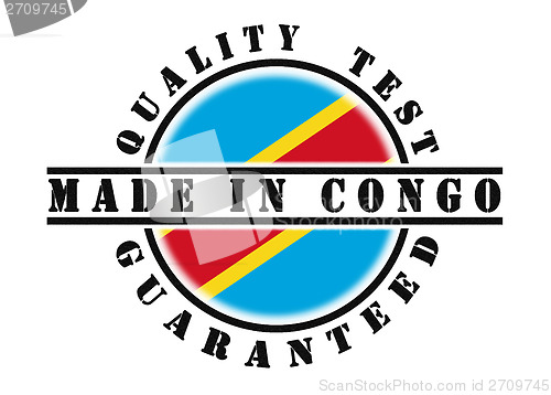 Image of Quality test guaranteed stamp 