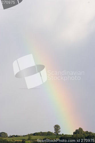 Image of Rainbow and clouds