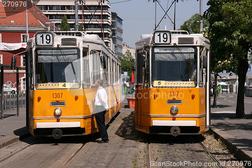 Image of Budapest public transportation