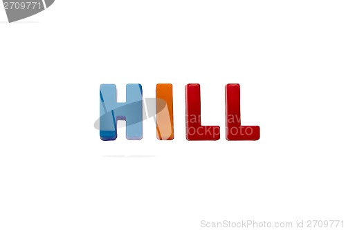 Image of Letter magnets HILL