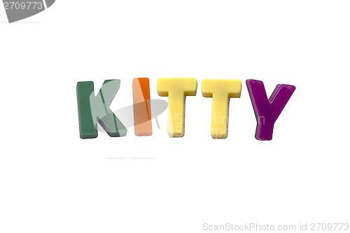 Image of Letter magnets KITTY