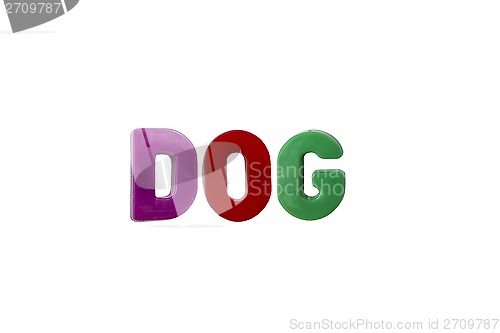 Image of Letter magnets DOG