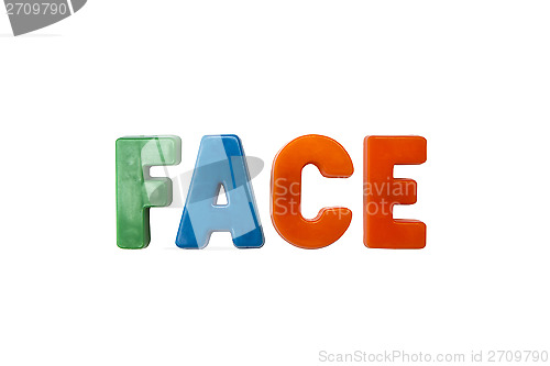 Image of Letter magnets FACE