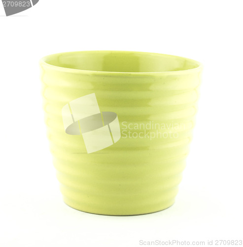 Image of pottery flowerpot