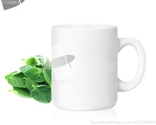 Image of White ceramic mug