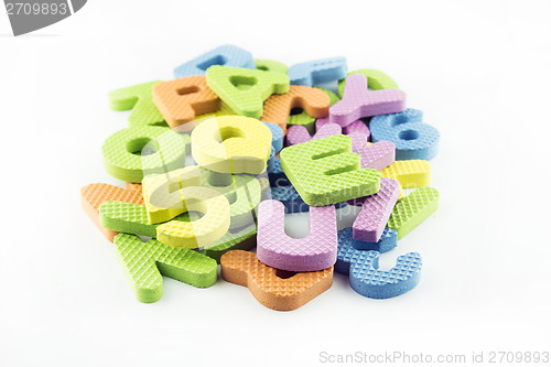 Image of colorful alphabet letters