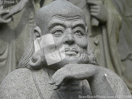 Image of buddhist religious sculpture