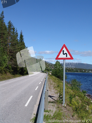 Image of Norwegian road sign