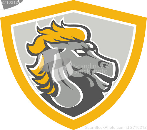 Image of Bronco Horse Head Shield