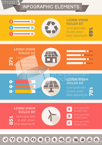 Image of Ecology Infographic Template.