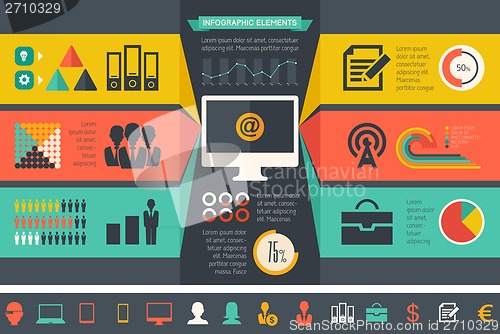 Image of IT Industry Infographic Elements