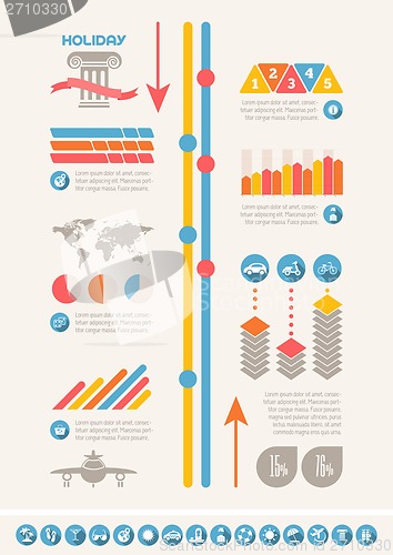 Image of Travel Infographic Template.