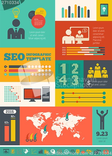 Image of Social Media Infographic Template.