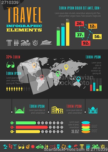 Image of Travel Infographic Template.