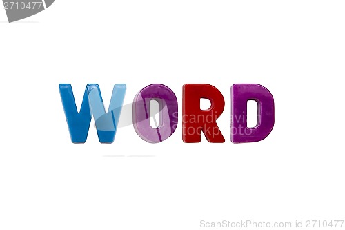 Image of Letter magnets WORD