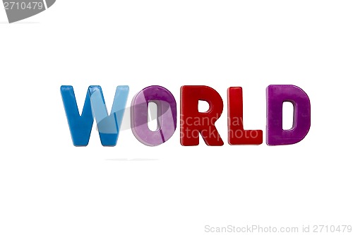Image of Letter magnets WORLD