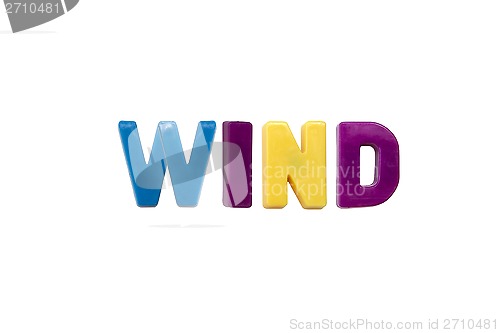 Image of Letter magnets WIND