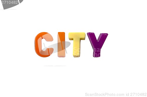 Image of Letter magnets CITY
