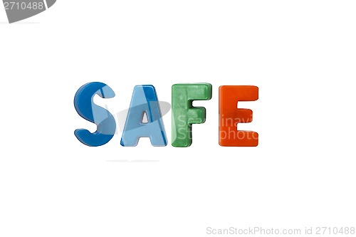 Image of Letter magnets SAFE