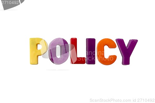 Image of Letter magnets POLICY