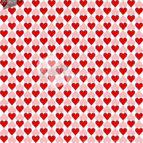 Image of Seamless Hearts Pattern